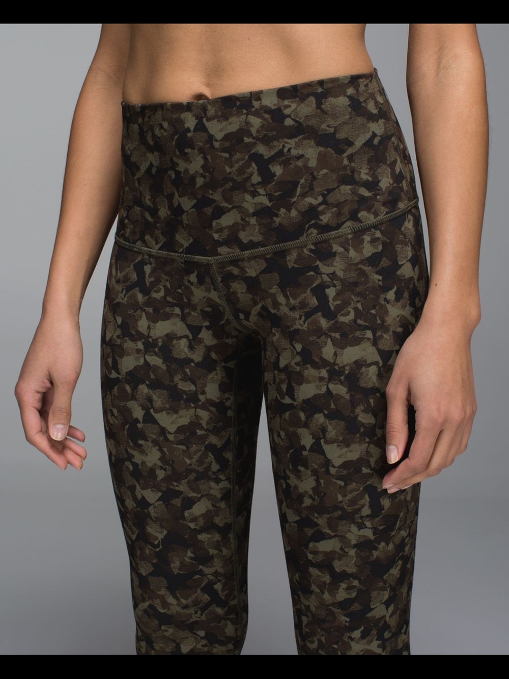 lululemon athletica High-Rise Camo Leggings - Olive & Black
